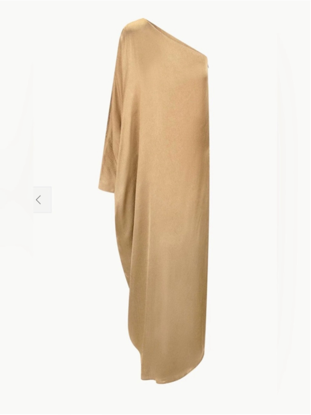 STAUD One-Shoulder Sonya Dress, Caramel - Picture 6 of 13